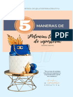 E-Book 5 Maneras de Potenciar Tu Negocio de Repostería