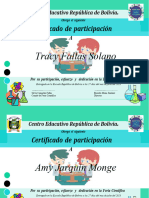 Certificado de Participacion