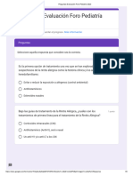 Preguntas Evaluación Foro Pediatría 2023