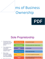 Types of Business Ownershipps