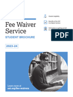 Sat Fee Waiver Student Brochure