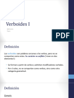 Verboides I (Definición y Tipos)