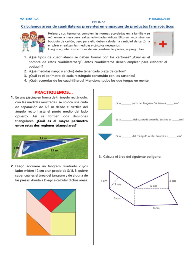 1°sec - Ficha 06 - Iib | PDF
