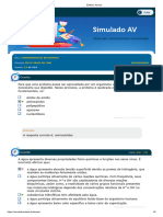 Simulado AV: Teste Seu Conhecimento Acumulado