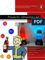 Lámparas Led Fallout - Proyecto Bachillerato