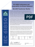 2414 IEC 61850 SEL Conformance Certs 20081125