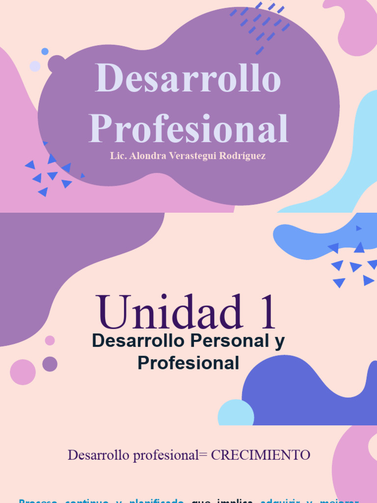 Desarrollo Profesional y Liderazgo | PDF