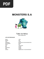 Mike Wazowski y su papeleo en Monsters Inc. | PDF | Pixar