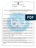 Decreto Clasificacion y Reglamentacion de La Tenencia y El Porte de Las Armas Traumaticas Watermark Compressed