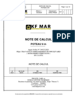 23NC-PR0120-A - NOTE DE CALCUL Poteau 9 Mts 2 Sections