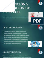 Diapositivas PREVENCIÓN Y PROMOCIÓN DE LA SALUD