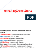 Separaçao Silabica