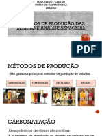 Aula 03 - Bebidas - Métodos de Produção e Análise Sensorial