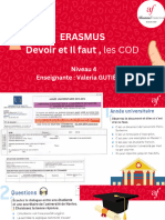 ERASMUS, Devoir Et Il Faut, Les COD