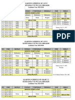 Schedule Grade Tp. 23-34 3