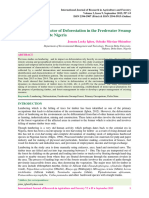 Lumbering As A Factor of Deforestation in The Freshwater Swamp Forest in Delta State Nigeria