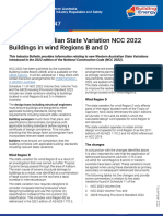 Ib 147 - Western Australian State Variation NCC 2022 - Buildings in Wind Regions B and D 0