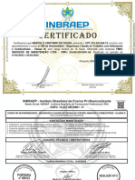 Certificado - Nr-20 Intermediário - Classe III - 68ppl3 - Marcelo Cristiano de Souza