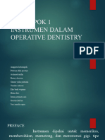 Kelompok 1 Instrumen Dalam Operative Dentistry