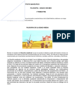 Filosofía Medieval 10º