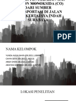 Analisis Penyebaran Gas Karbon Monoksida (Co) Presentasi