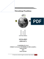 Metodologi Penelitian Keperawatan B2.11.