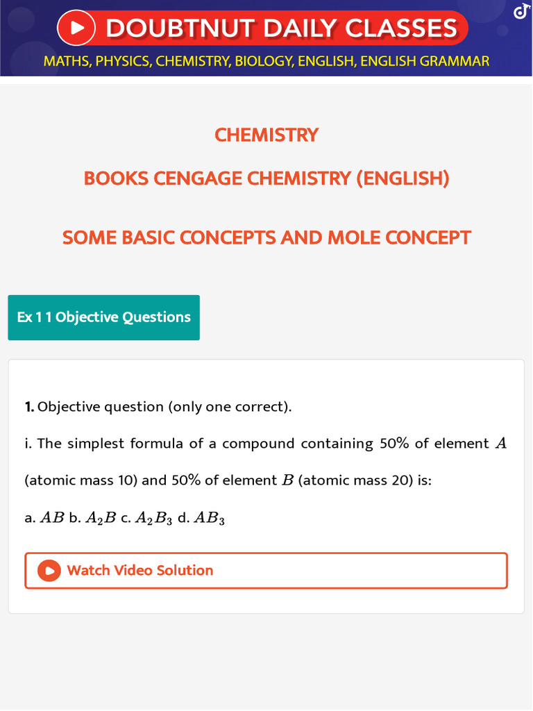 Books Doubtnut Question Bank | PDF | Science & Mathematics