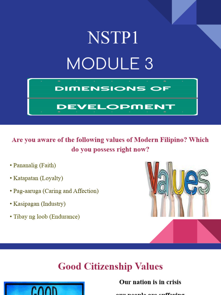 Module 3 Dimension of Devt. PDF
