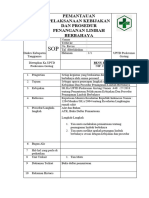 Pemantauan Pelaksanaan Kebijakan Dan Prosedur Penanganan Limbah Berbahaya