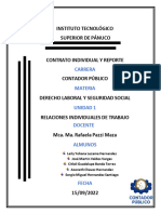 U-1 - Contrato Individual y Reporte