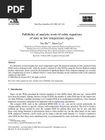 Fallibility of Analytic Roots of Cubic Equations