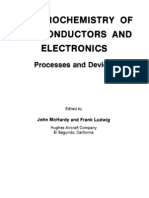 Electrochemistry of Semiconductors and Electronics Processes and Devices - John Mchardy