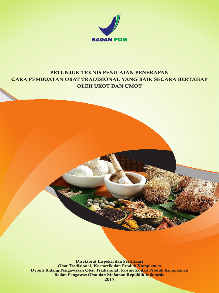 Petunjuk Teknis Penilaian Penerapan CPOTB Secara Bertahap Untuk UKOT ...