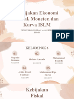 Kebijakan Ekonomi Fiskal, Moneter, Dan Kurva ISLM