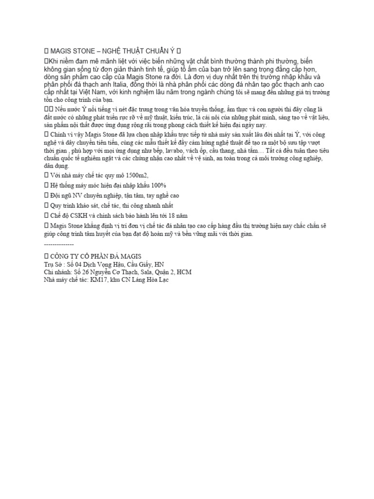 Magis Stone | PDF