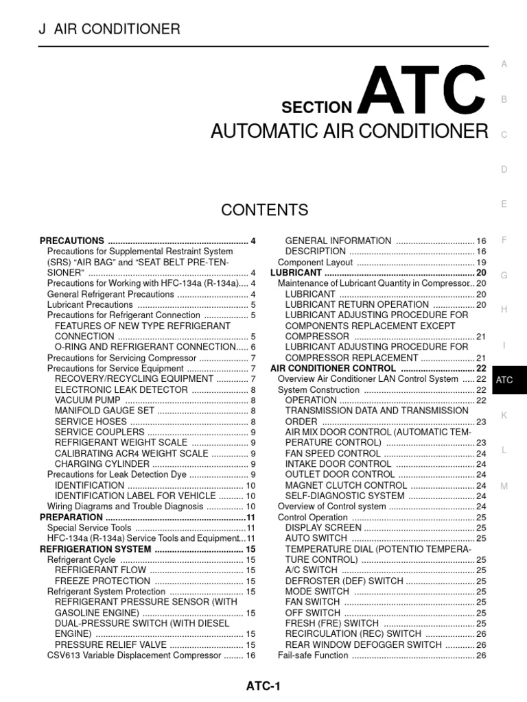 Almera n16 Europa Atc | PDF | Airbag | Pipe (Fluid Conveyance)