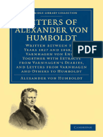 Von Humboldt, Alexander Letters