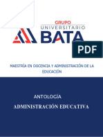 Antología Administración Educativa