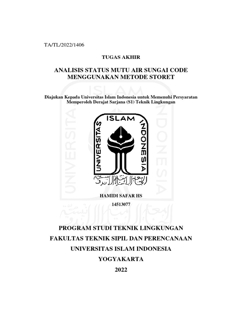 Analisis Kualitas Air Sungai Code | PDF