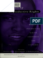 Negotiating Reproductive Rights - Women's Perspectives Across Countries and Cultures