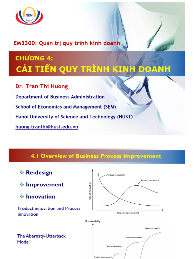 BPM - Chuong 4 Process Improvement Hide Slide | PDF