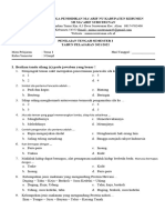 Soal PTS Mi Maarif Surotrunan Kelas 3