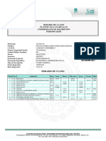 Horario Clases 22160414F