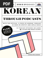 Korean Through Podcast | PDF | Language Arts & Discipline