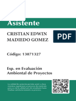 Cristian Edwin Madiedo Gomez