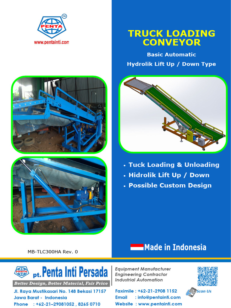 Truck Loading Conveyor Basicc - V22 - Hirolik Type | PDF