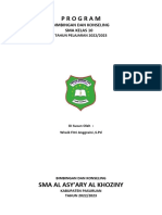 Program BK Sma Al-Asy'Ary Al-Khoziny 2022-2023