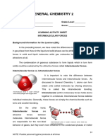 Activity Sheet 2 Intermolecular Forces