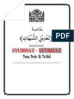 Ta'dhil Syubhat