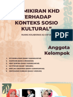 Pemikiran KHD Terhadap Konteks Sosio Kultural